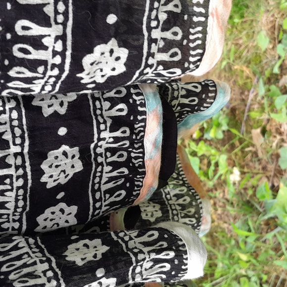 Free People Good Vibes Boho Maxi Midi Dress Medium NWT - Picture 10 of 13